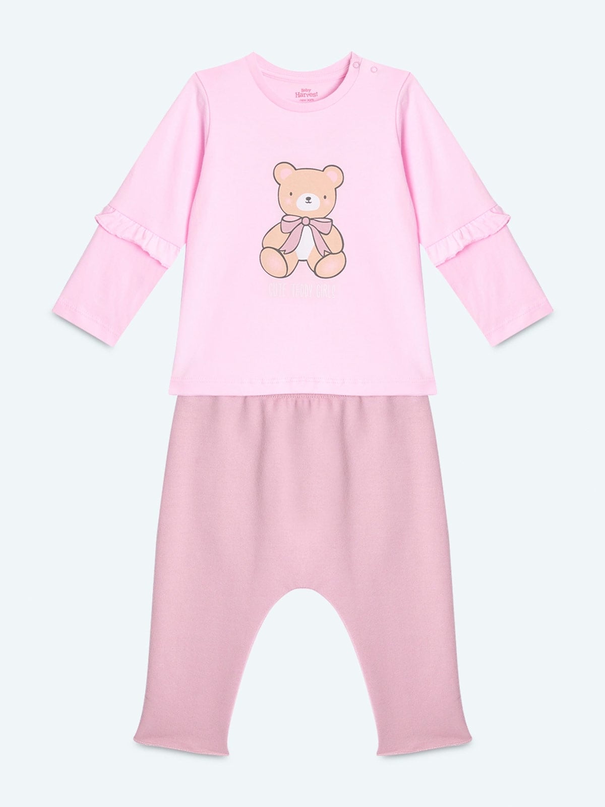 CONJUNTO POLO + PANTALÓN ALGODÓN NIÑA BABY HARVEST - 1