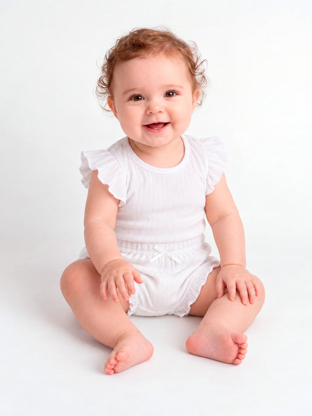 CONJUNTO BODY + SHORT ALGODÓN NIÑA BABY HARVEST - 1