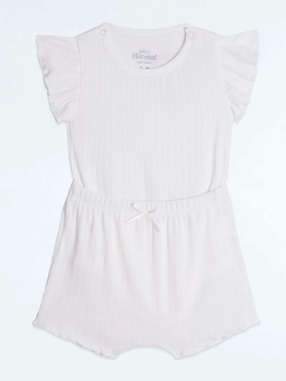 CONJUNTO BODY + SHORT ALGODÓN NIÑA BABY HARVEST - 3