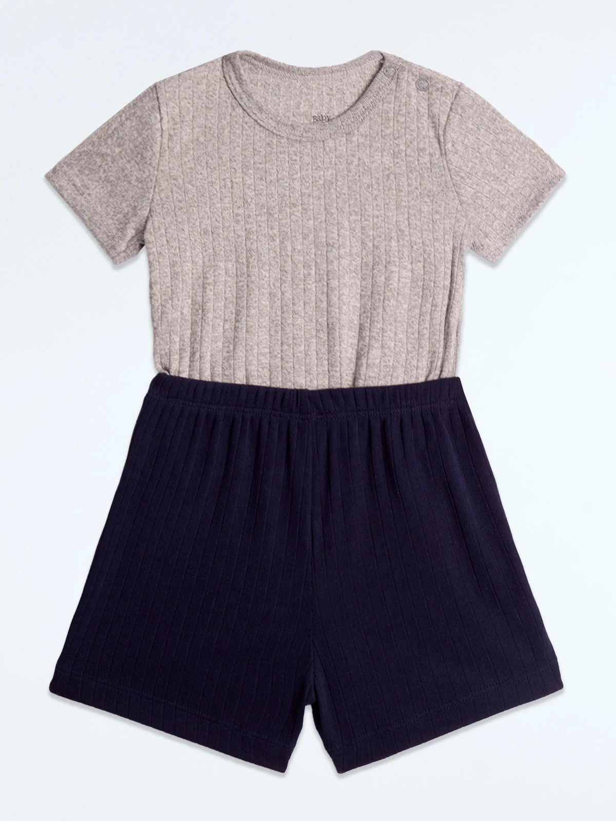 CONJUNTO BODY + SHORT ALGODÓN NIÑO BABY HARVEST - 3