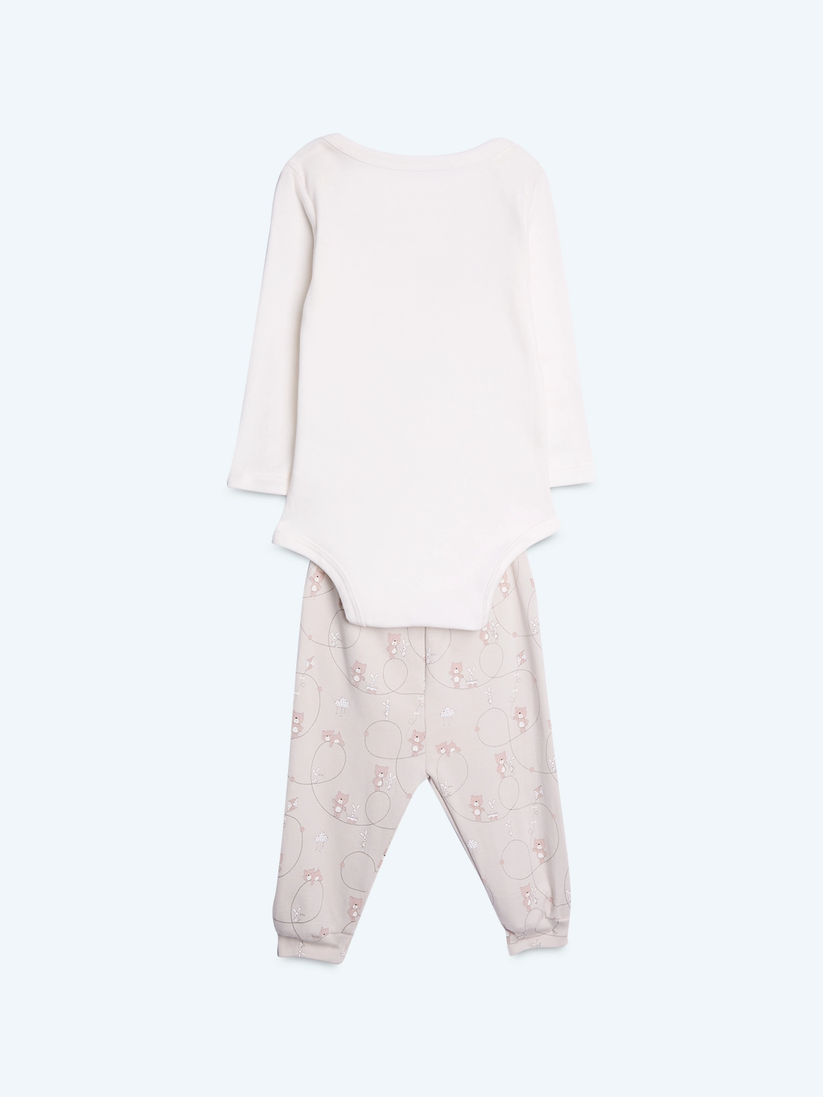 CONJUNTO POLO + PANTALÓN DE BUZO ALGODÓN NIÑO BABY HARVEST - 2