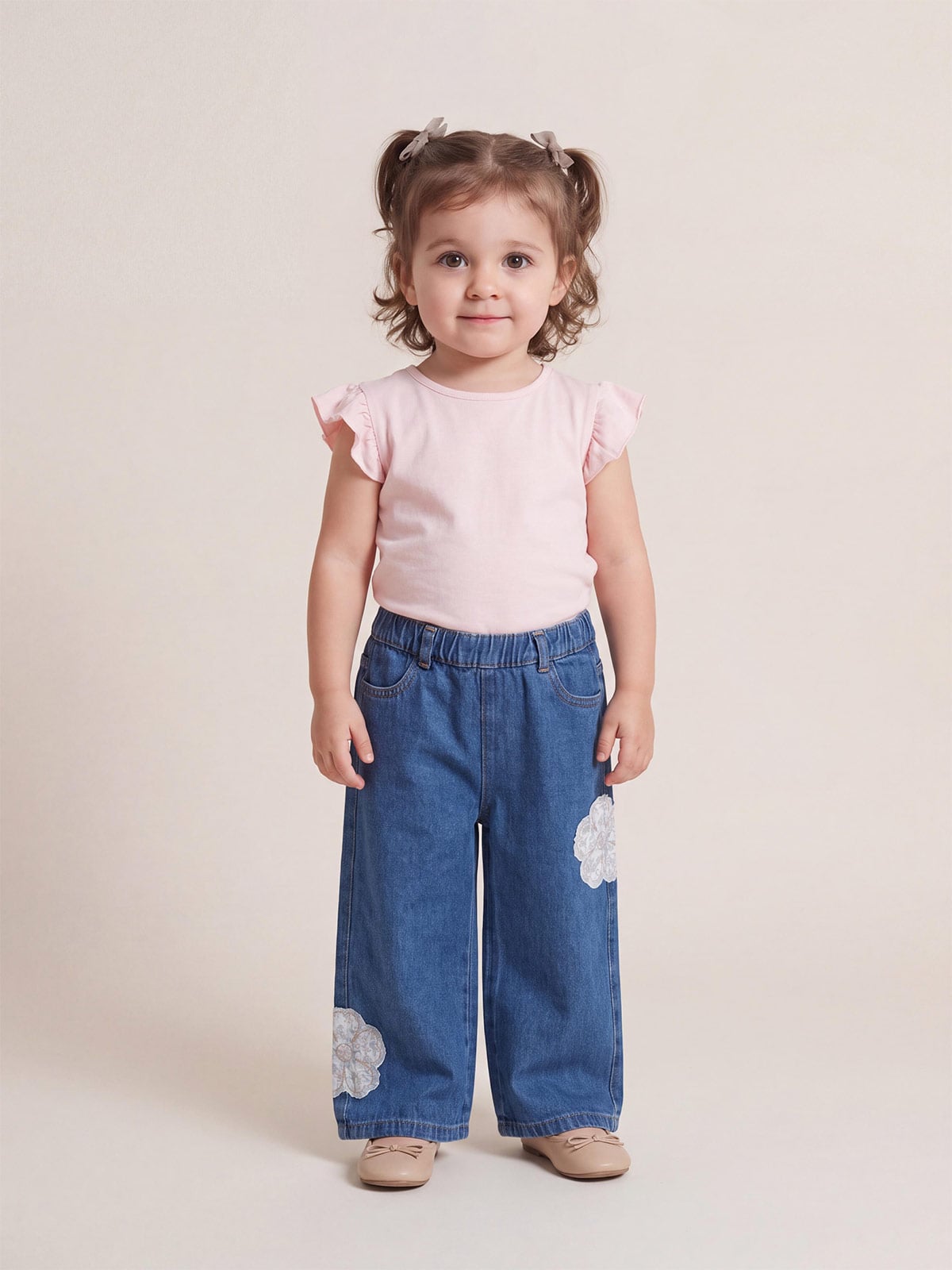 JEANS BEBÉ NIÑA BABY HARVEST PARCHE - 1