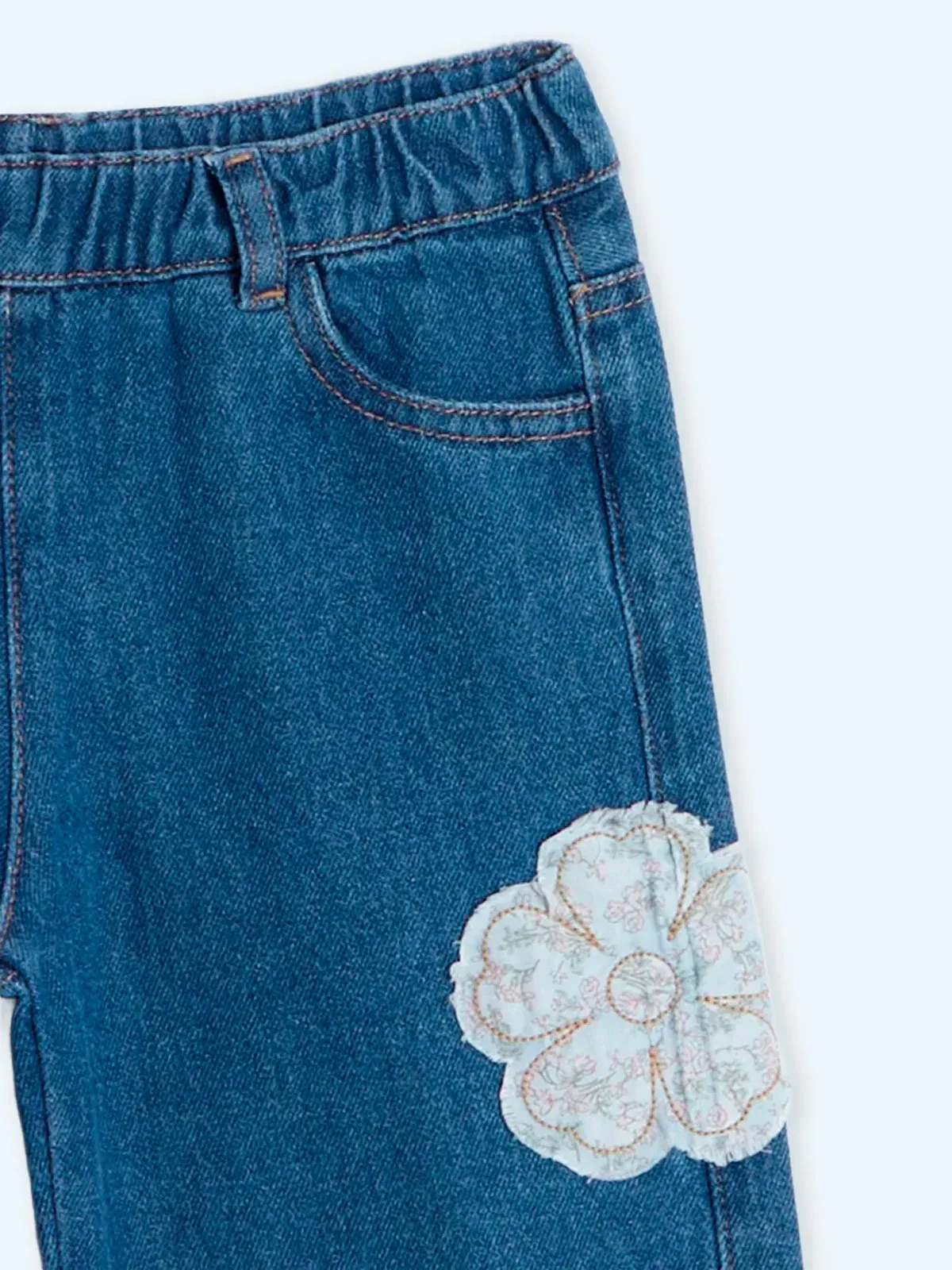 JEANS PARCHE BEBE NIÑA BABY HARVEST - 5