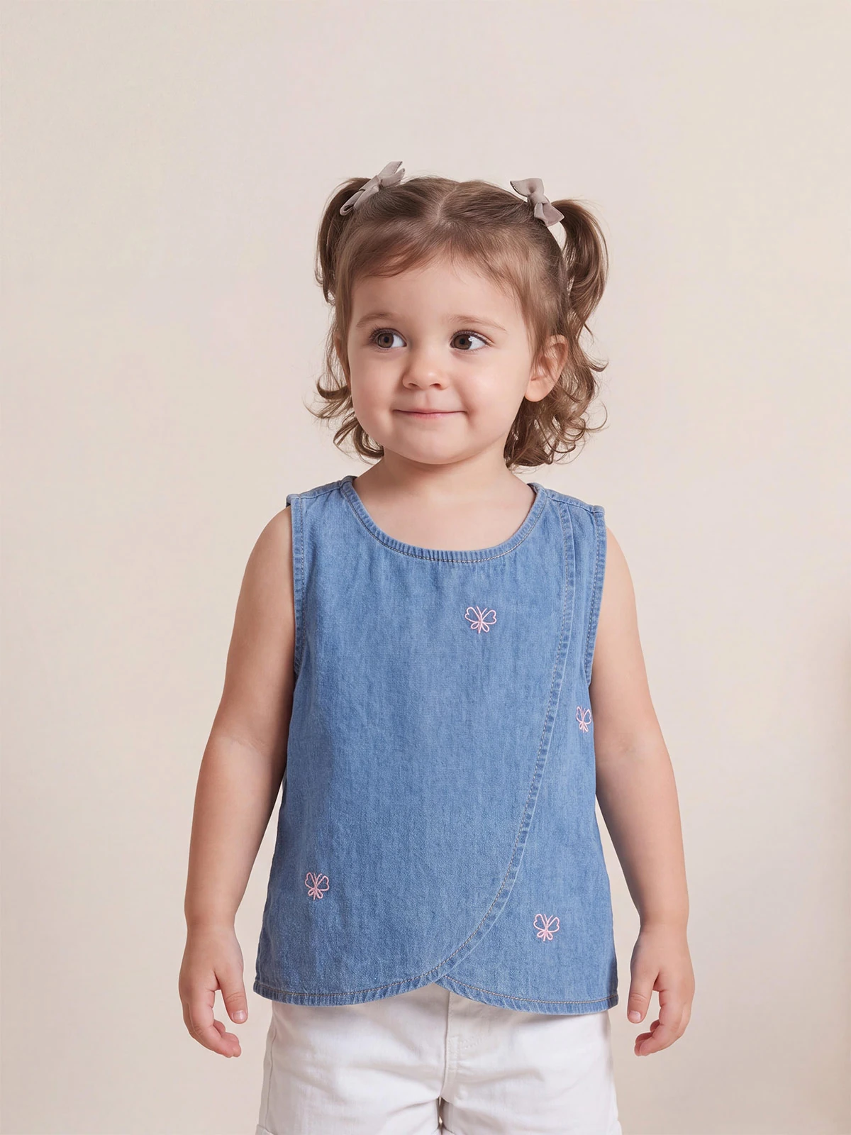 BLUSA BORDADA BEBE NIÑA BABY HARVEST - 1