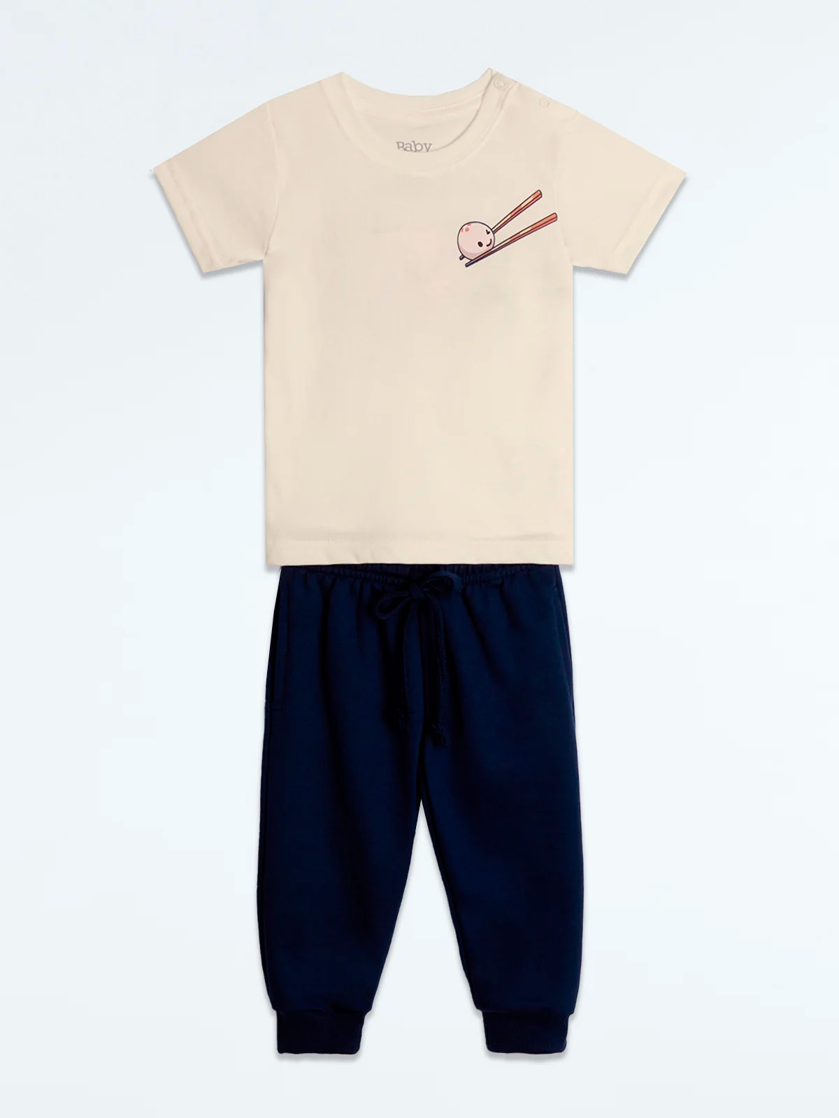 CONJUNTO FOODIE POLO + PANTALON BEBE NIÑO BABY HARVEST - 3