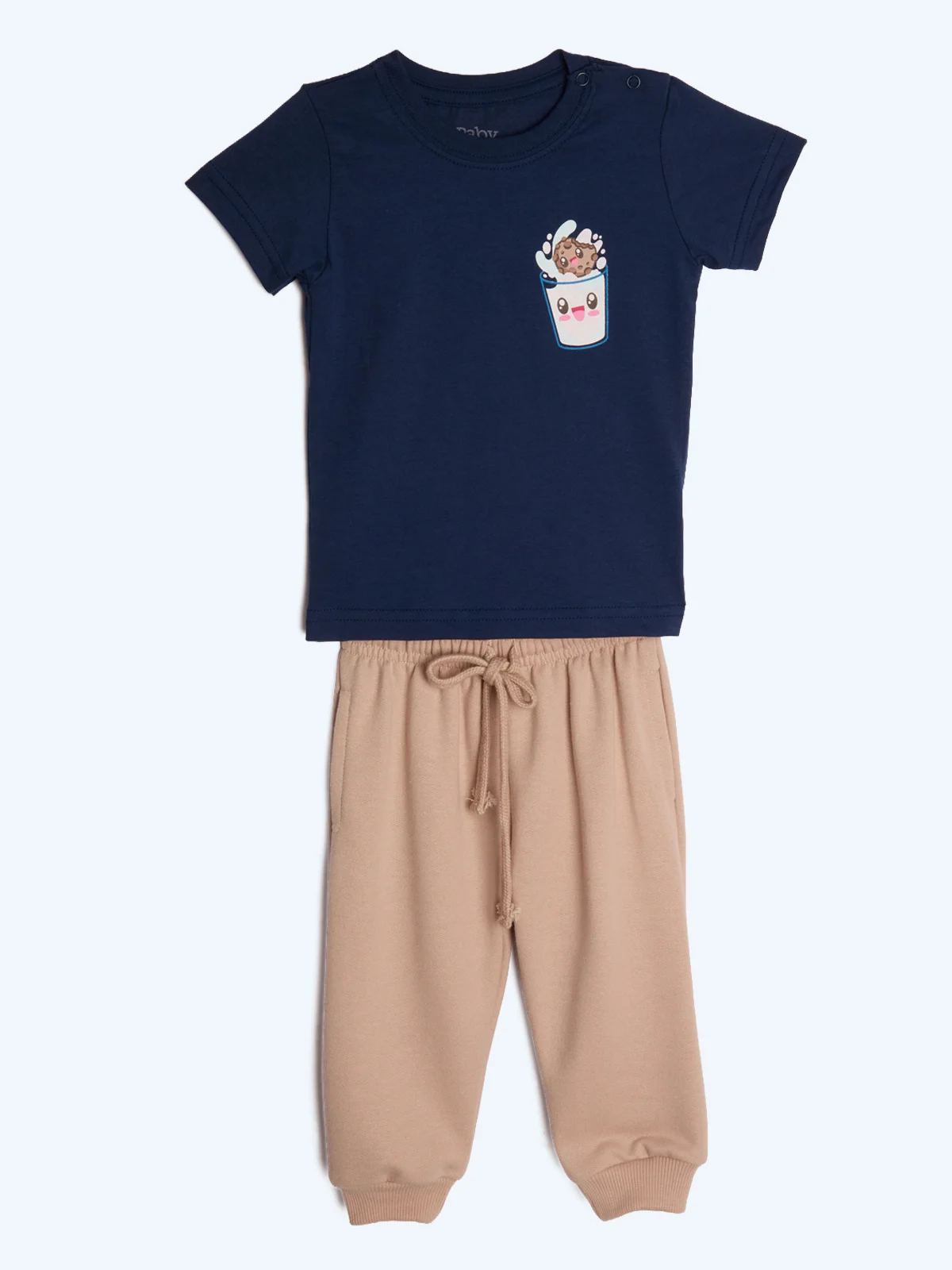 CONJUNTO FOODIE POLO + PANTALON BEBE NIÑO BABY HARVEST - 1