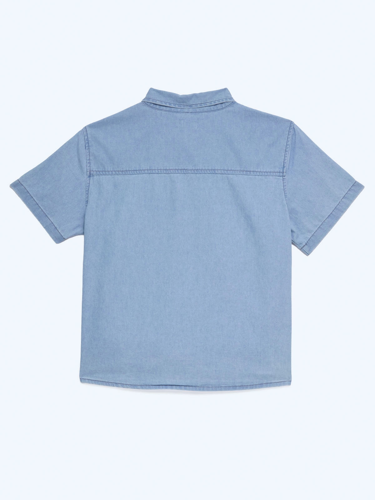 CAMISA MANGA CORTA ALGODÓN NIÑO PEPE JEANS DENIM - 2