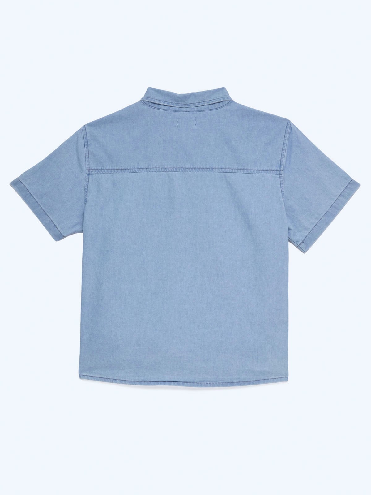 CAMISA MANGA CORTA ALGODÓN NIÑO PEPE JEANS DENIM - 2