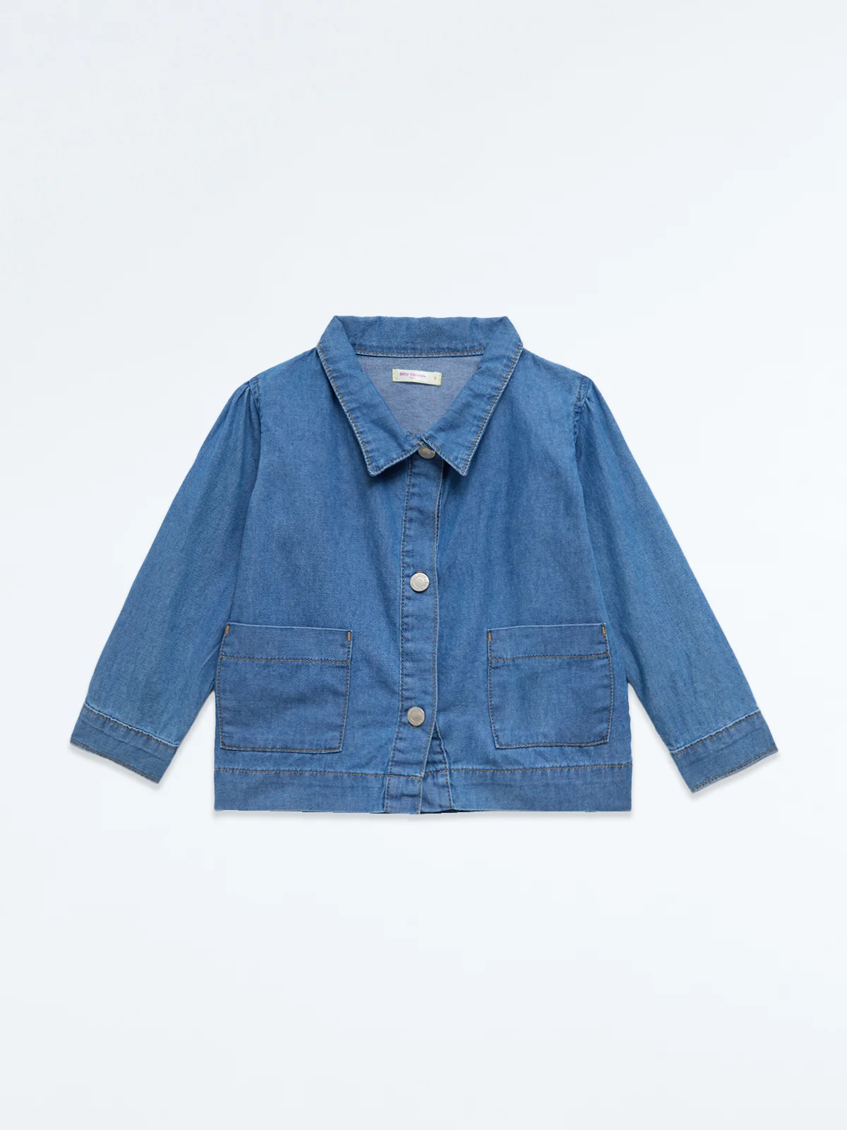 SOBRECAMISA ALGODÓN NIÑA BABY HARVEST DENIM - 1
