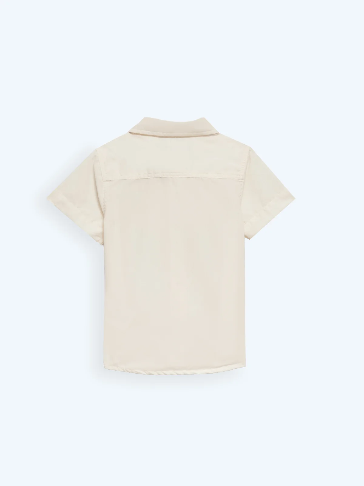 CAMISA BORDADO MANGA CORTA BEBE NIÑO BABY HARVEST - 2