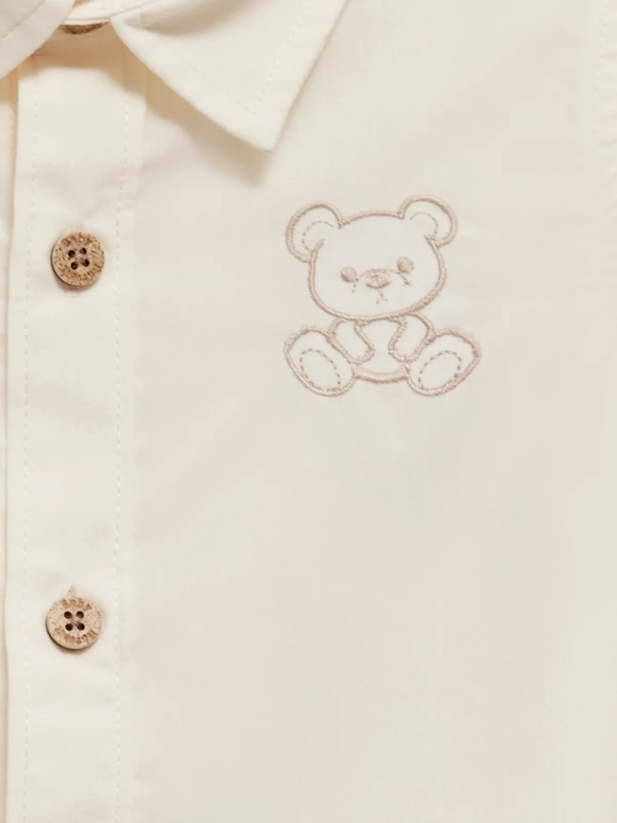 CAMISA MANGA CORTA BEBÉ NIÑO BABY HARVEST BORDADO - 3