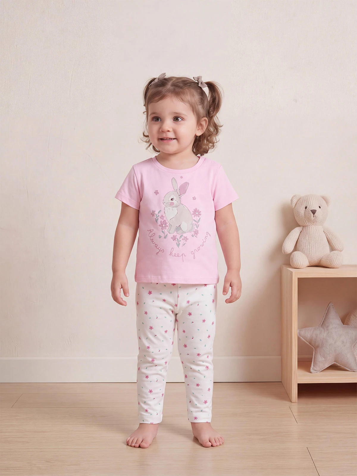PIJAMA PRINT ALGODÓN BEBE NIÑA BABY HARVEST - 1