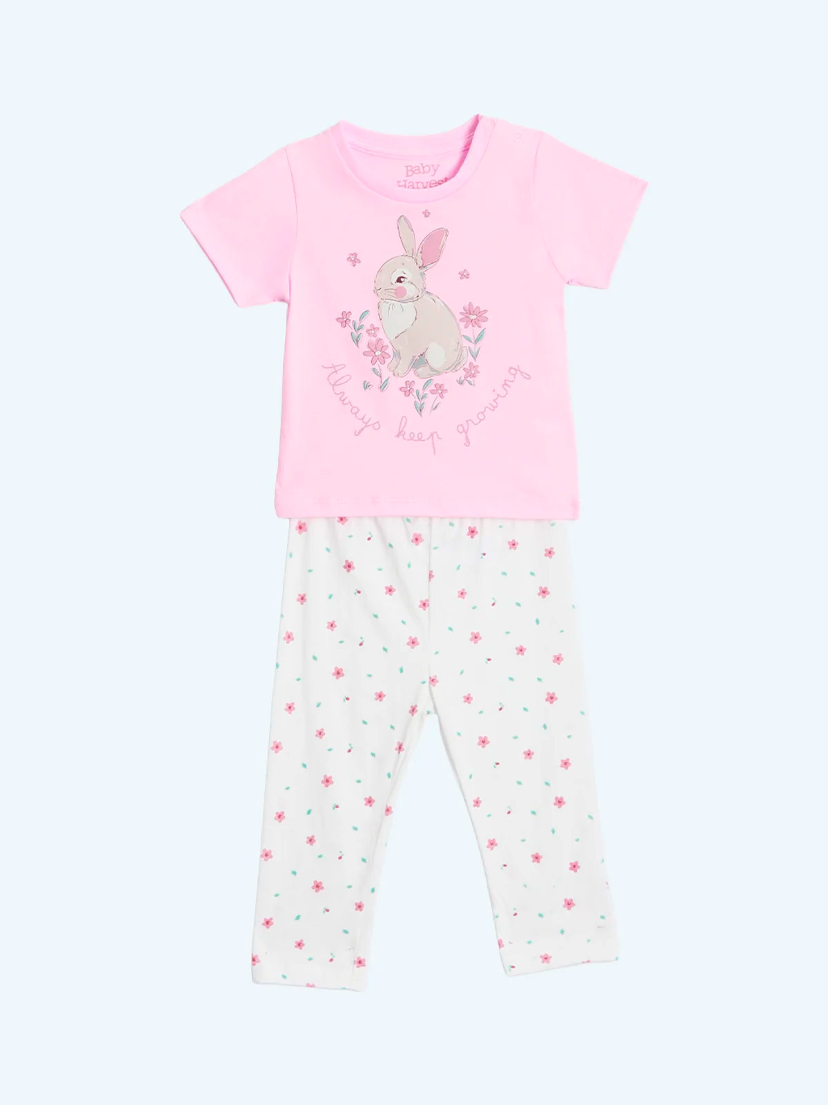 PIJAMA ALGODÓN BEBÉ NIÑA BABY HARVEST PRINT - 3