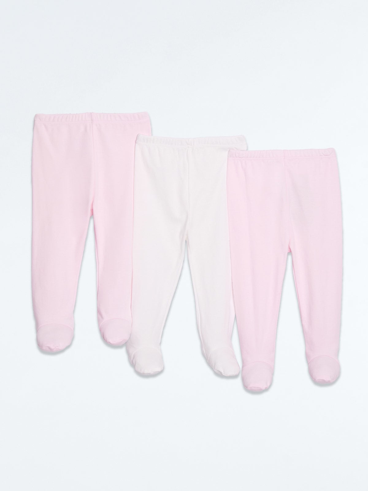 PACK X3 PANTALONES ALGODÓN PERUANO BEBE NIÑA BABY HARVEST - 1