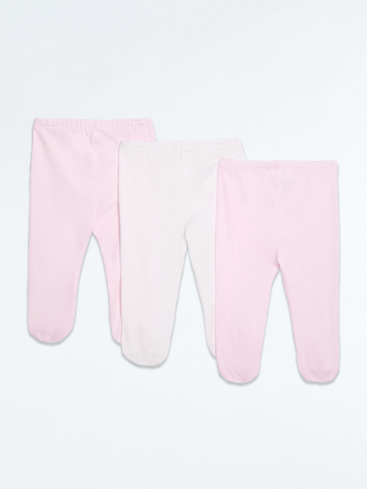 PACK X3 PANTALONES ALGODÓN PERUANO BEBE NIÑA BABY HARVEST - 2