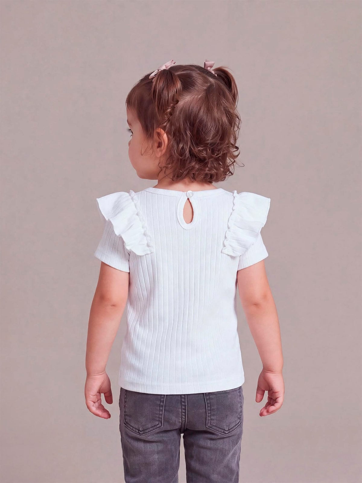 POLO RIB VUELOS MANGA CORTA BEBE NIÑA BABY HARVEST - 2
