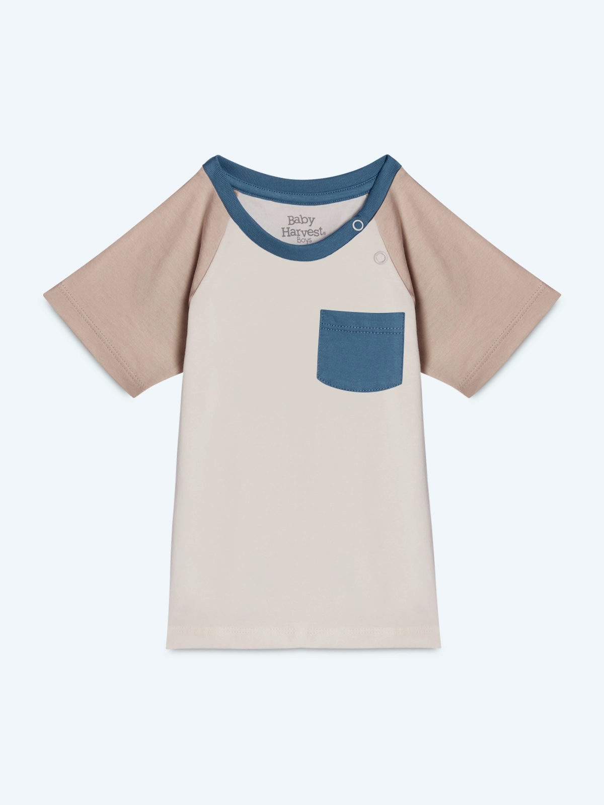 POLO COLOR BLOCK MANGA CORTA BEBE NIÑO BABY HARVEST - 1