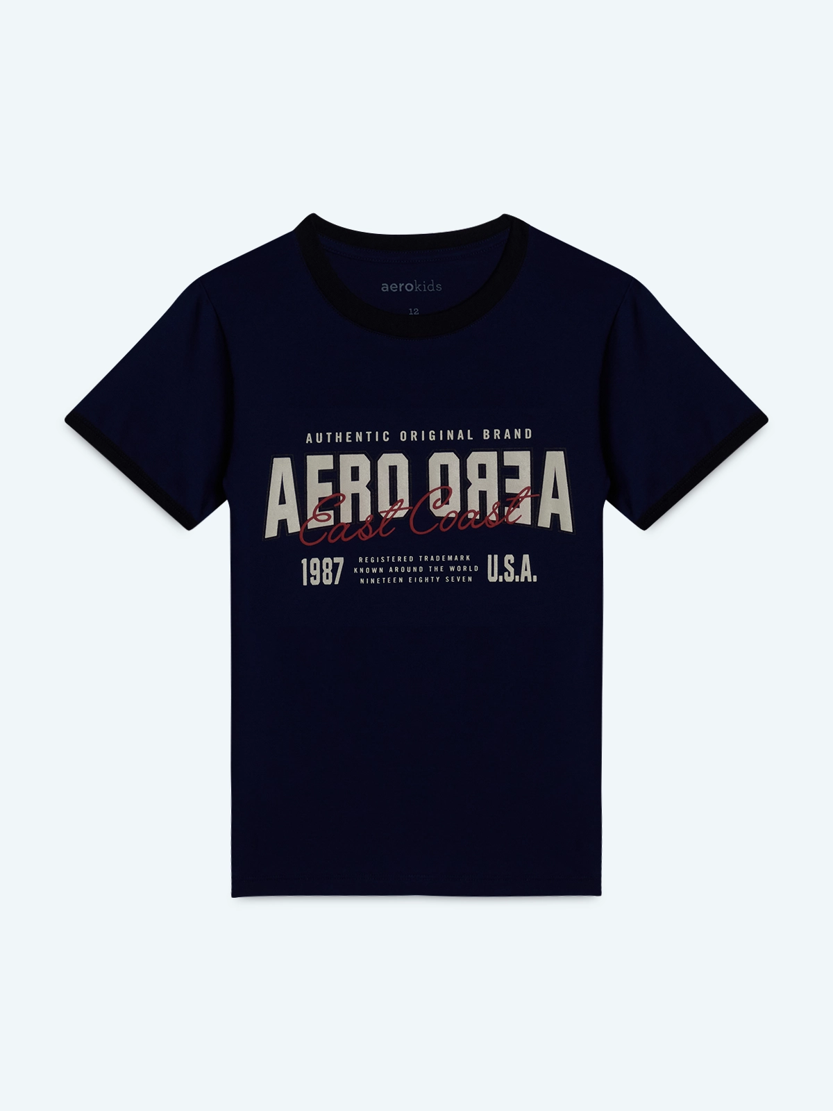 POLO MANGA CORTA RINGER NIÑO AERO - 1