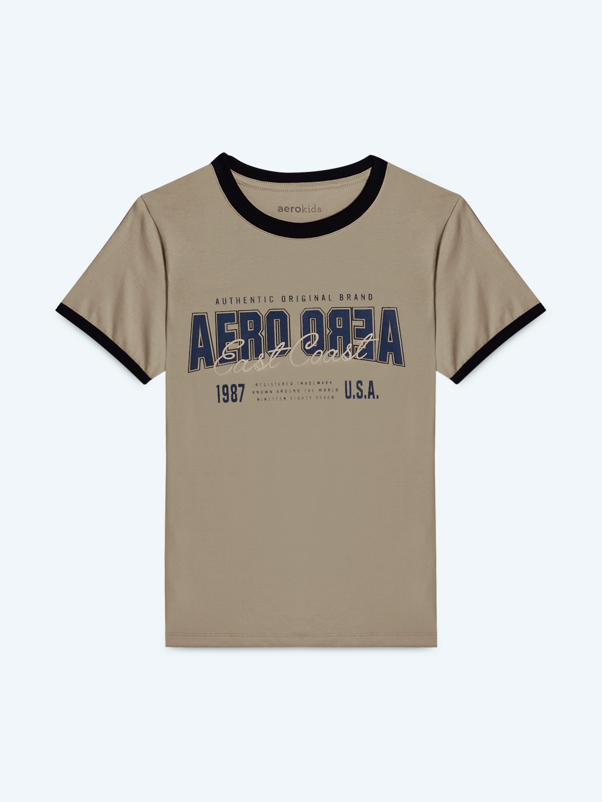 POLO MANGA CORTA RINGER NIÑO AERO - 1