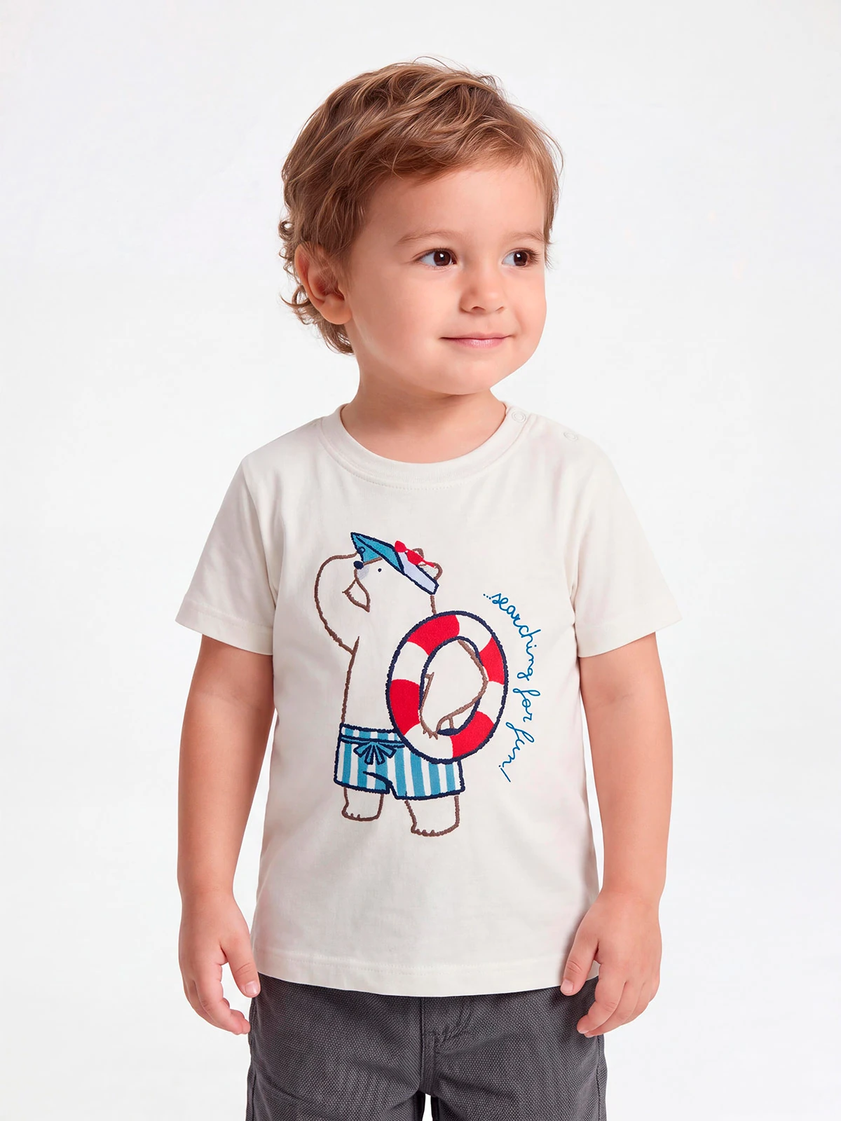 POLO BASPP MANGA CORTA ALGODÓN BEBE NIÑO BABY HARVEST - 1