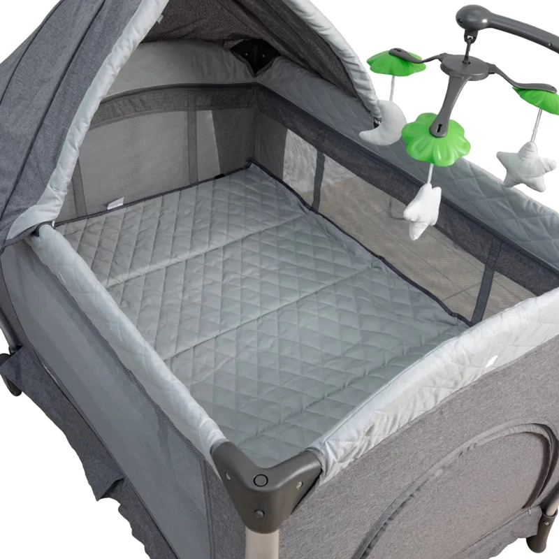 CUNA INFANTI PLUS  GRIS - 3