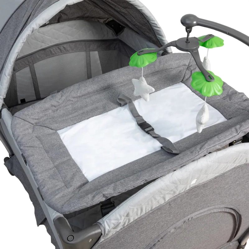 CUNA INFANTI PLUS  GRIS - 4