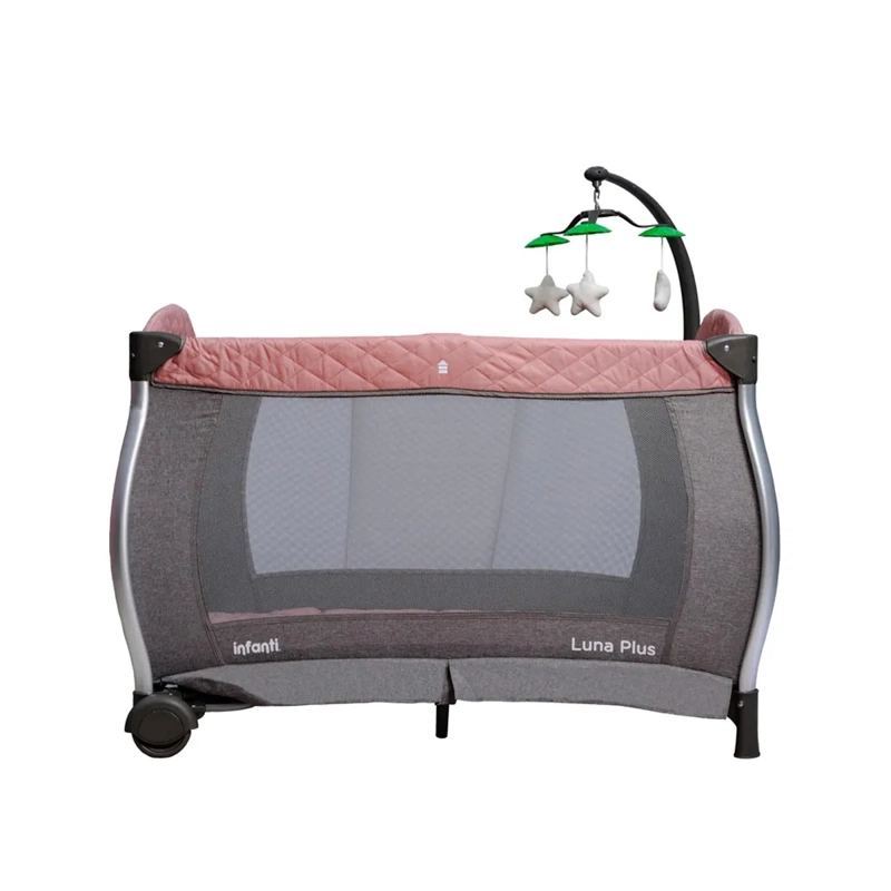CUNA INFANTI PLUS  ROSADO - 1