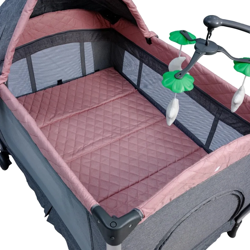 CUNA INFANTI PLUS  ROSADO - 6