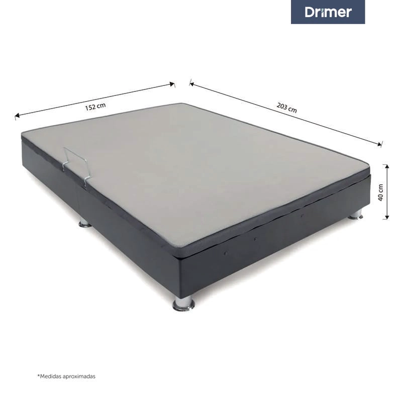 BASE DRIMER CAMA DIVÁN LAQUEADA QUEEN - 2