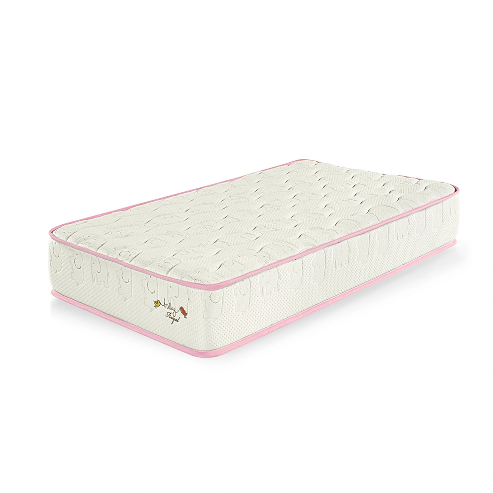 COLCHÓN DE CUNA PARAÍSO BABY ROYAL ROSADO - 1