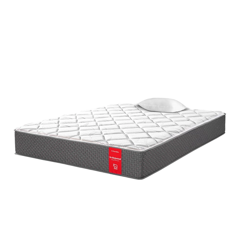 COLCHÓN PARAÍSO SU MAJESTAD DE LUJO 1 PLAZA + 1 ALMOHADA + PROTECTOR - 1