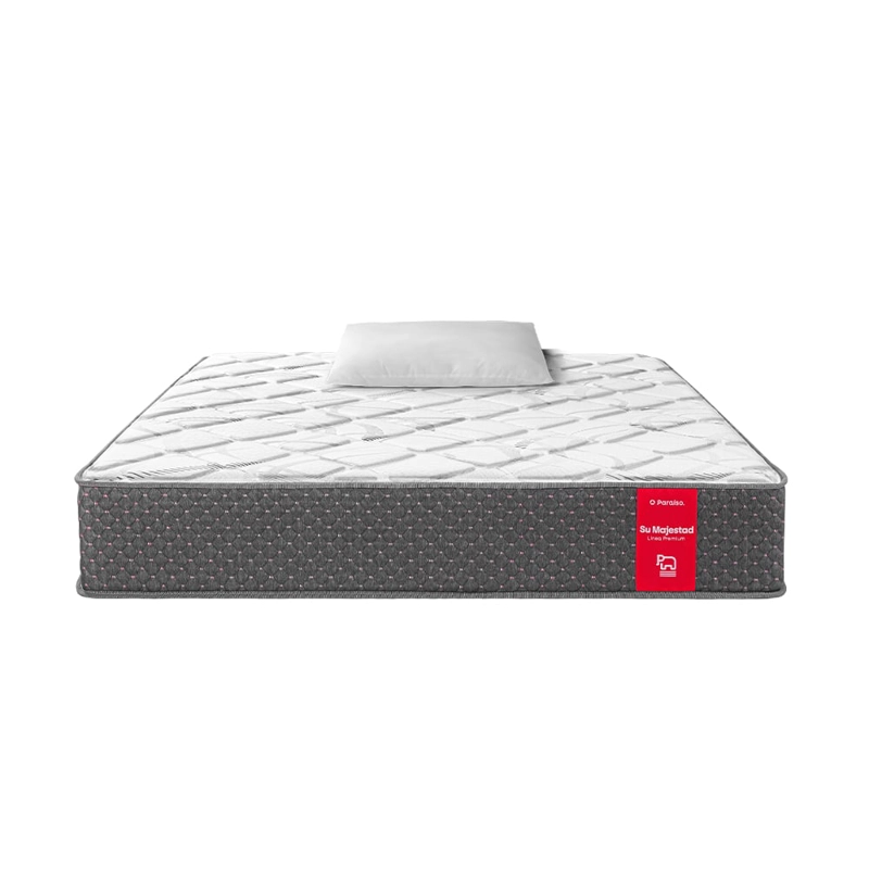 COLCHÓN PARAÍSO SU MAJESTAD DE LUJO 1 PLAZA + 1 ALMOHADA + PROTECTOR - 3