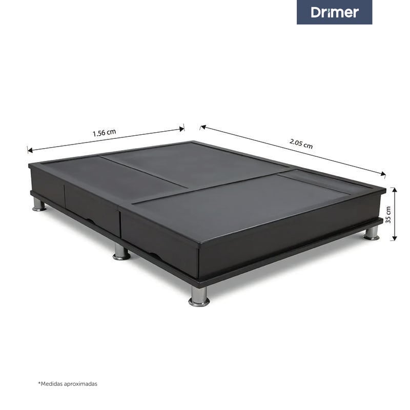 BASE DRIMER CANTABRIA QUEEN CON CAJONES - 2