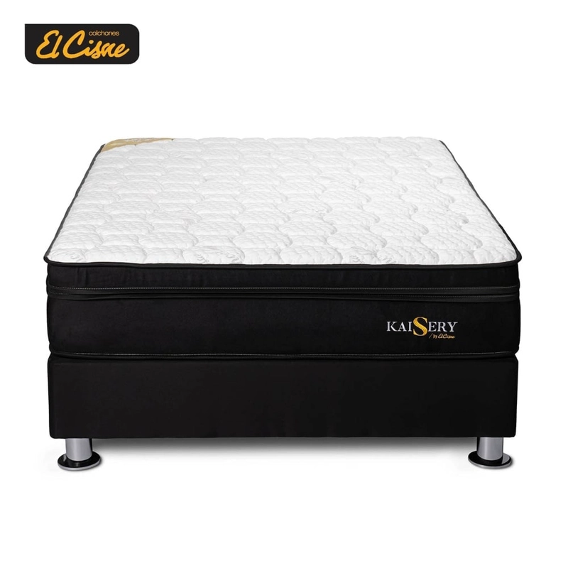 CAMA AMERICANA EL CISNE KAYSERI 2 PLAZAS GRIS - 2