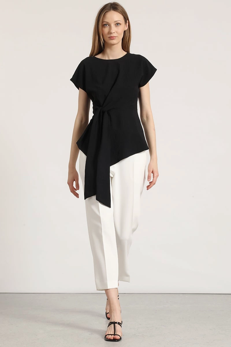 BLUSA MUJER LIOLA CON AMARRAS FRONTAL - 1