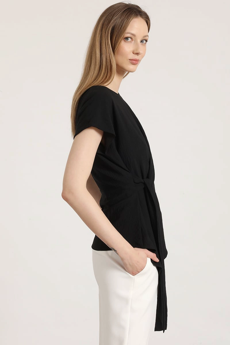 BLUSA MUJER LIOLA CON AMARRAS FRONTAL - 3