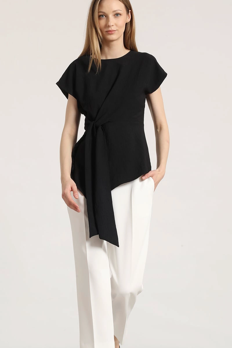 BLUSA MUJER LIOLA CON AMARRAS FRONTAL - 4