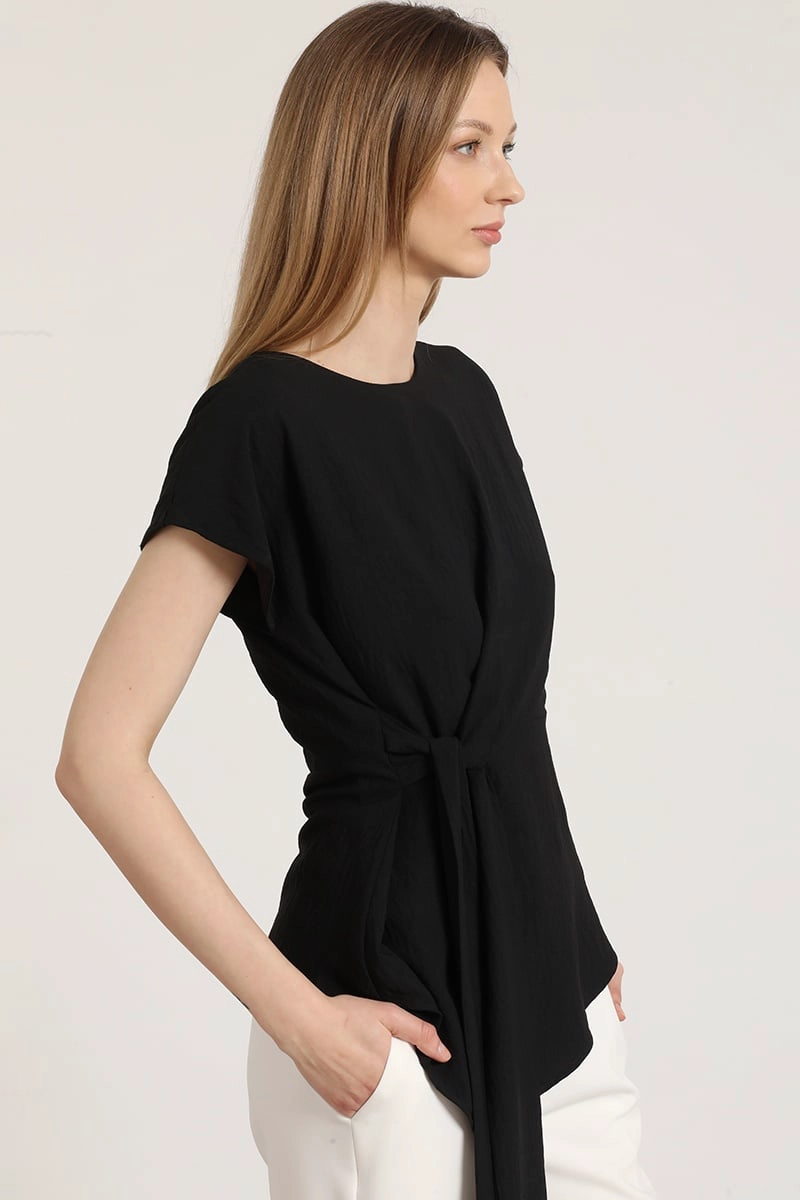 BLUSA MUJER LIOLA CON AMARRAS FRONTAL - 5
