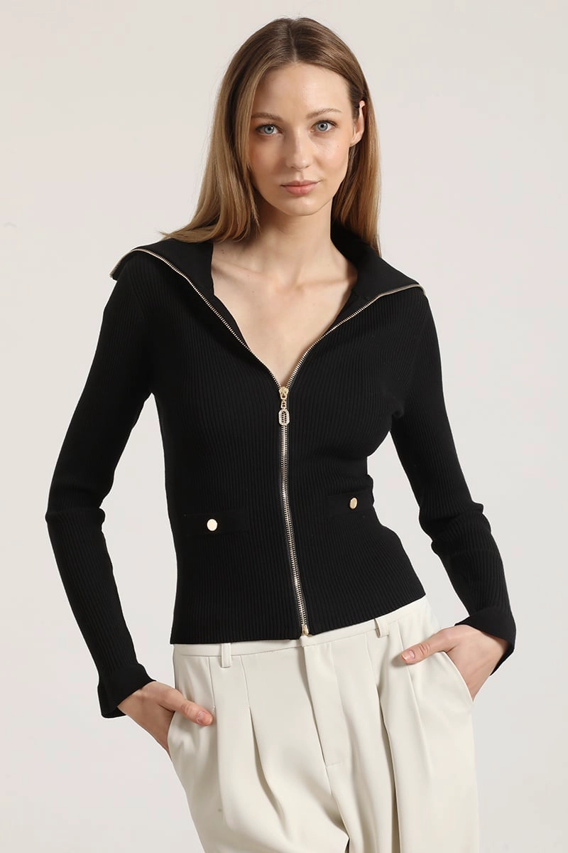 CARDIGAN MUJER LIOLA TEJIDO PUNTO BÁSICO - 5