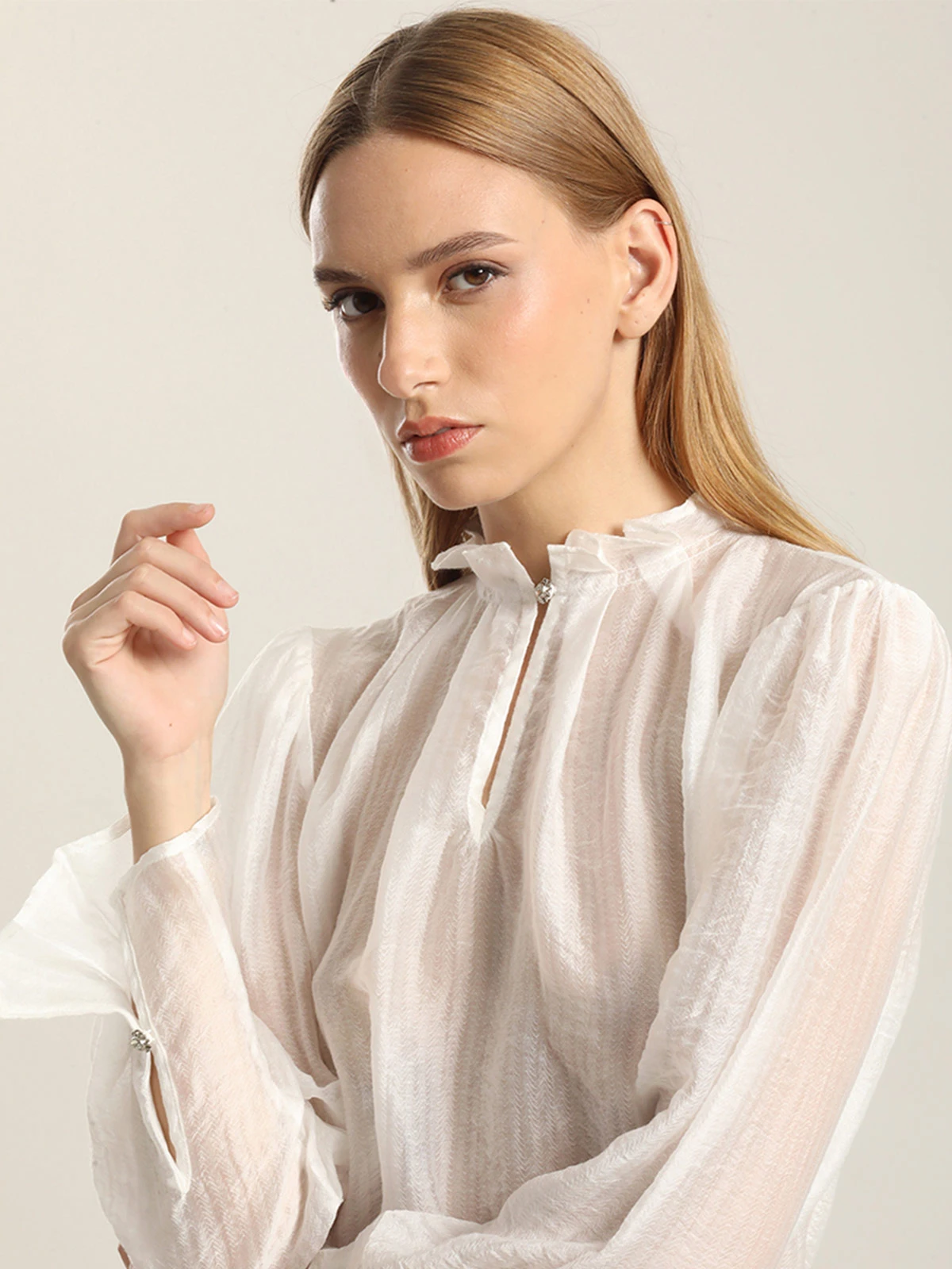 BLUSA MANGA LARGA MUJER LIOLA RETRO - 5