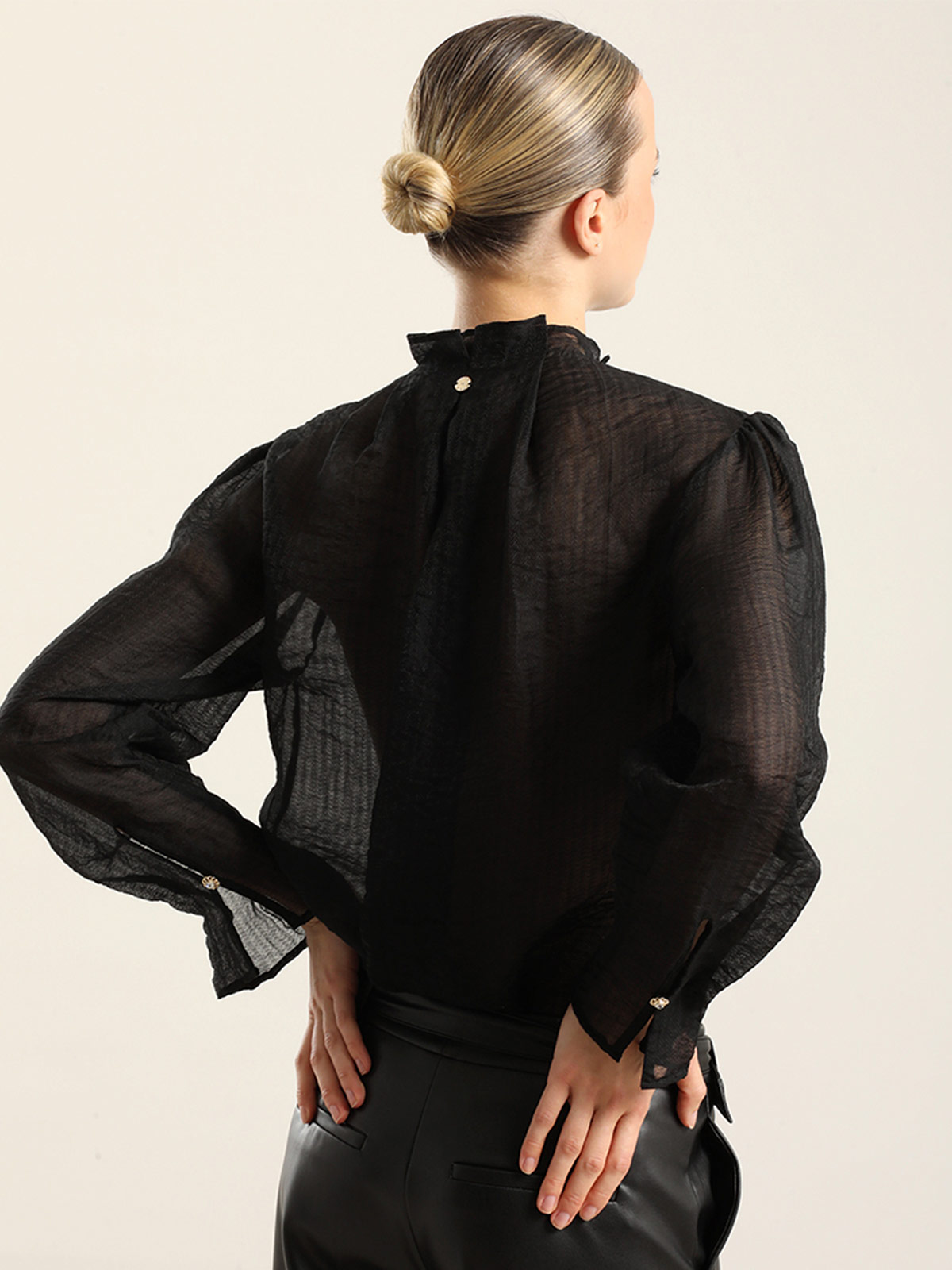BLUSA MANGA LARGA MUJER LIOLA RETRO - 4