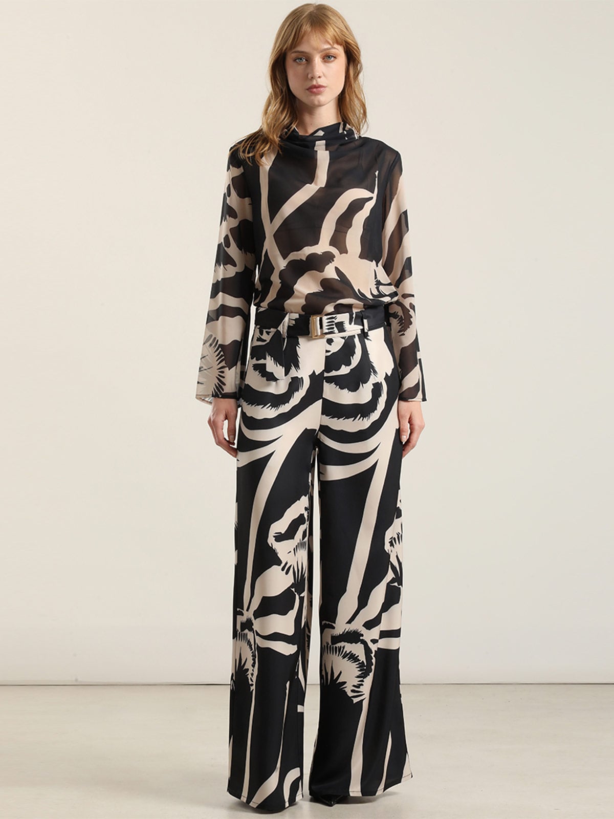 PANTALÓN REGULAR MUJER LIOLA ESTAMPADO - 1