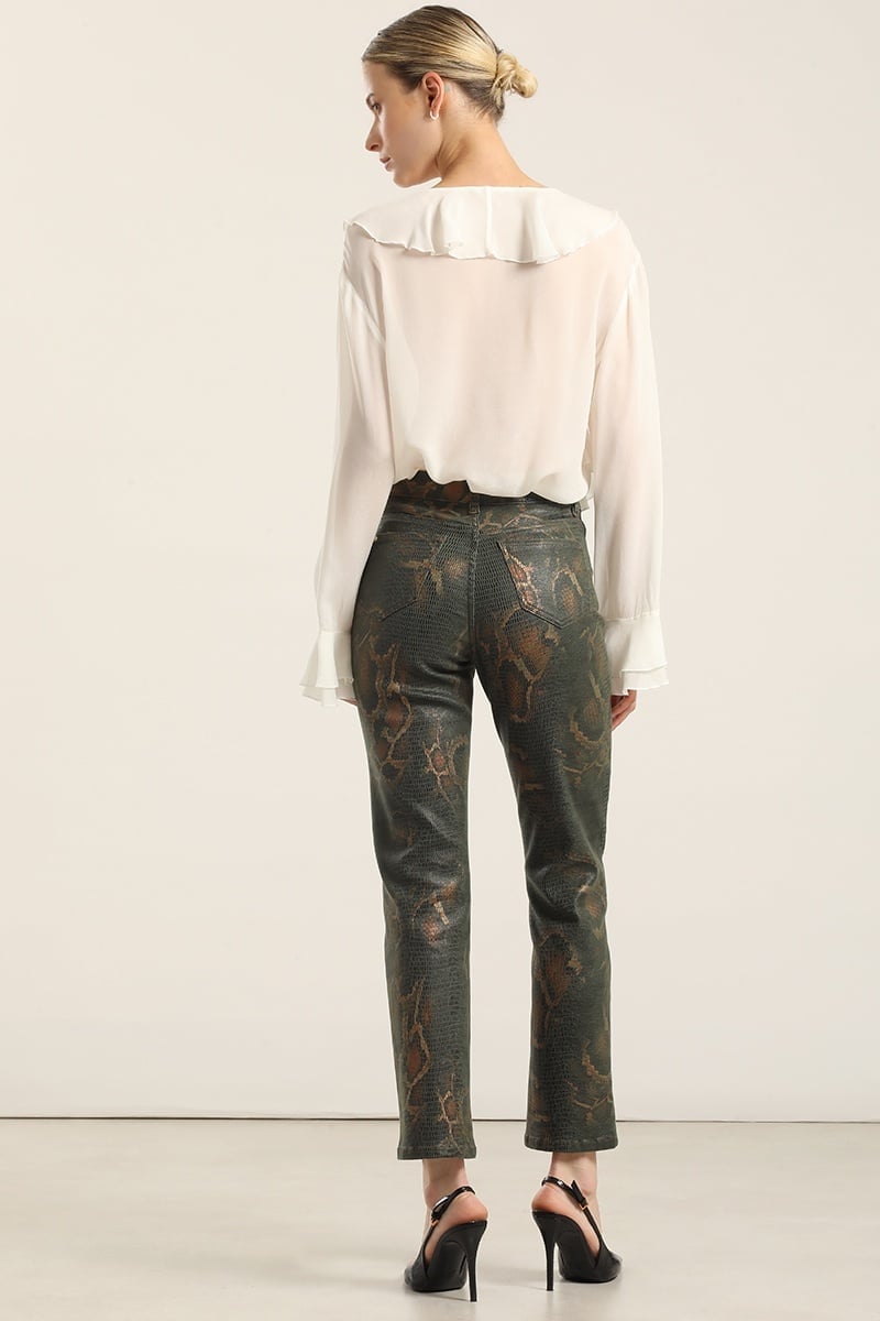 PANTALÓN SKINNY MUJER LIOLA PITON FOLIA - 6