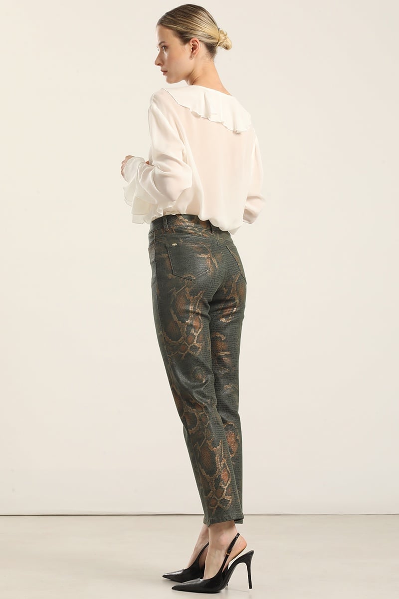 PANTALÓN SKINNY MUJER LIOLA PITON FOLIA - 7