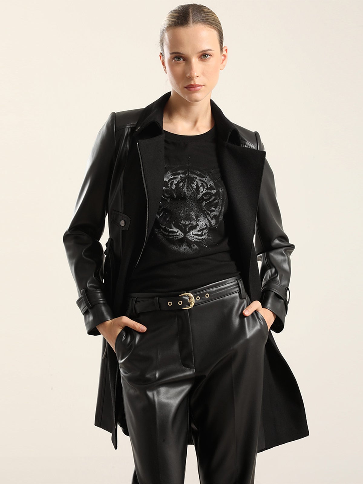 ABRIGO MUJER LIOLA BIKER MUFLON - 7