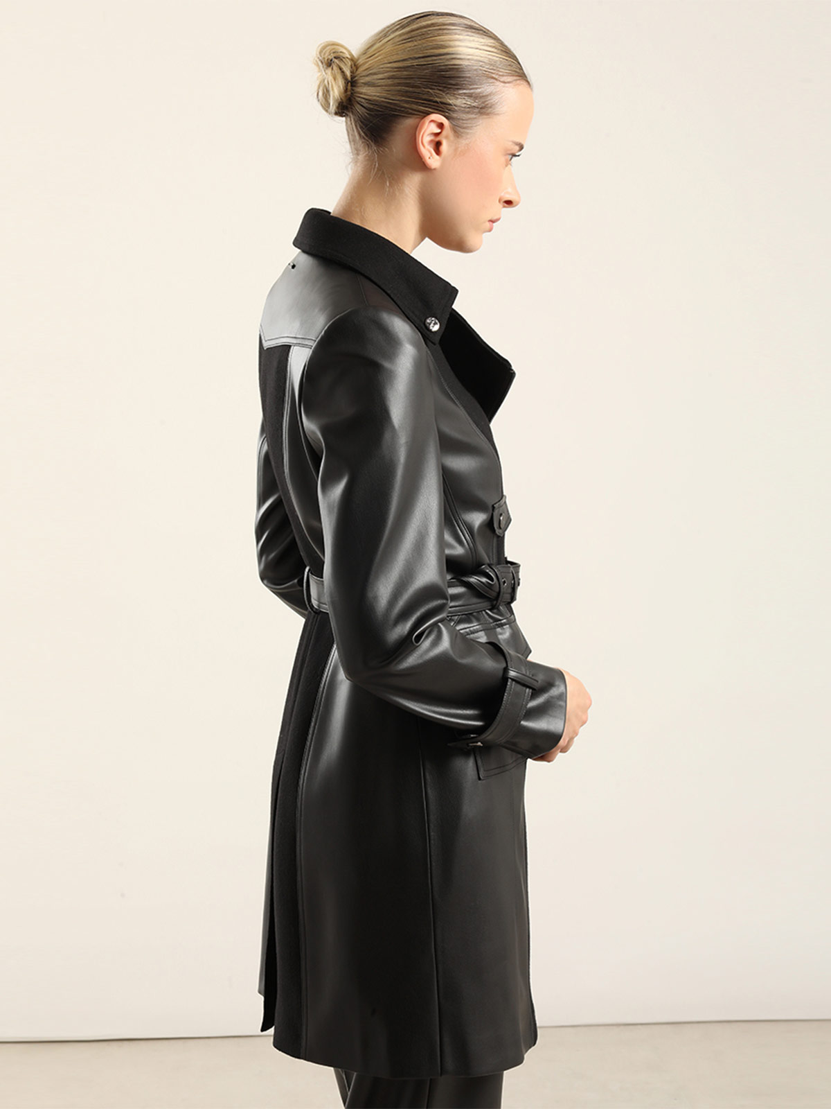ABRIGO MUJER LIOLA BIKER MUFLON - 5