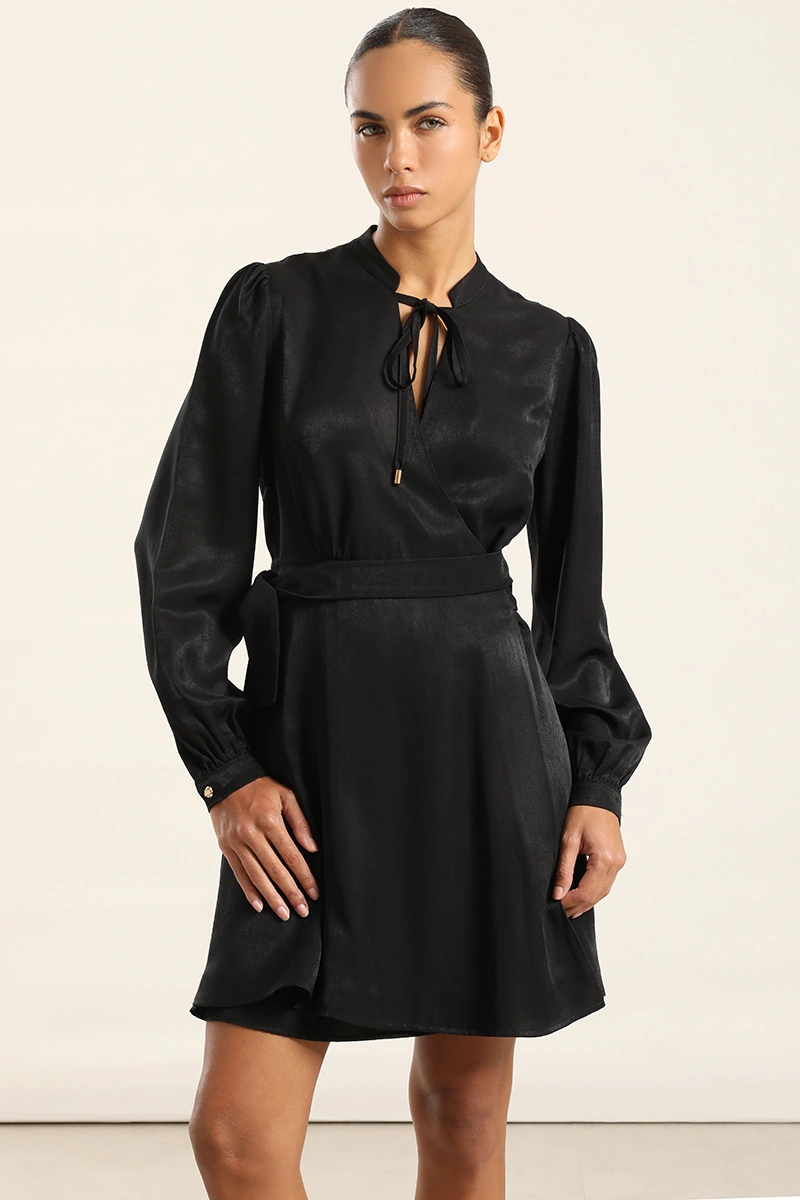 VESTIDO CORTO MUJER LIOLA ASIMÉTRICO - 5