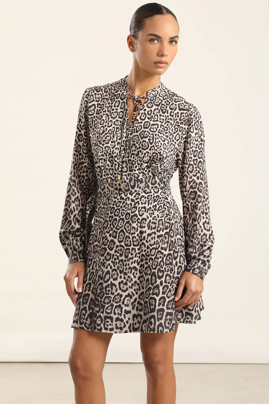 VESTIDO CORTO MUJER LIOLA ESTAMPADO ASIMETRICO - 2