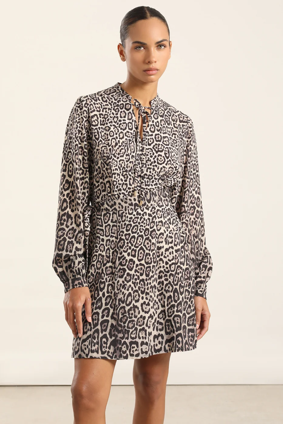 VESTIDO CORTO MUJER LIOLA ESTAMPADO ASIMETRICO - 6