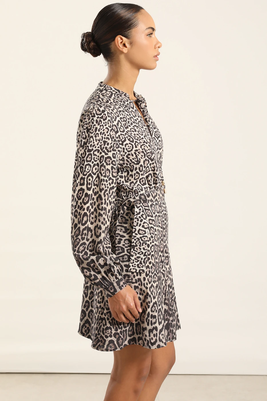 VESTIDO CORTO MUJER LIOLA ESTAMPADO ASIMETRICO - 7